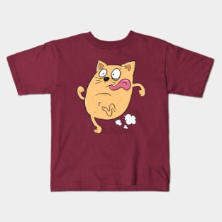 Run kitty run Kids T-Shirt